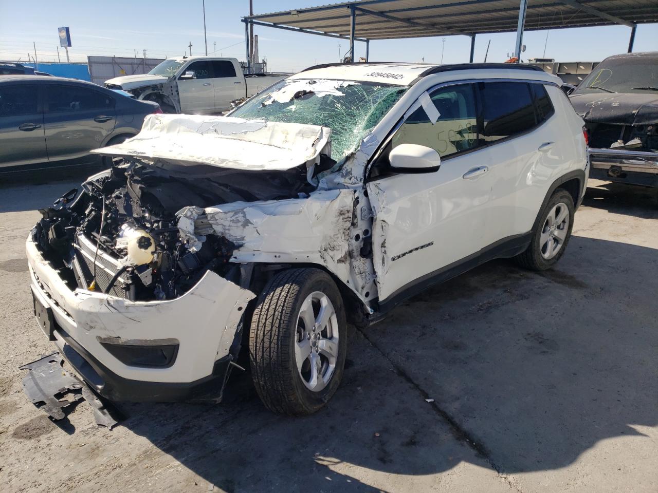 Photo 2 from auction – 2021 JEEP COMPASS LA with VIN 3C4NJCBB0MT592124