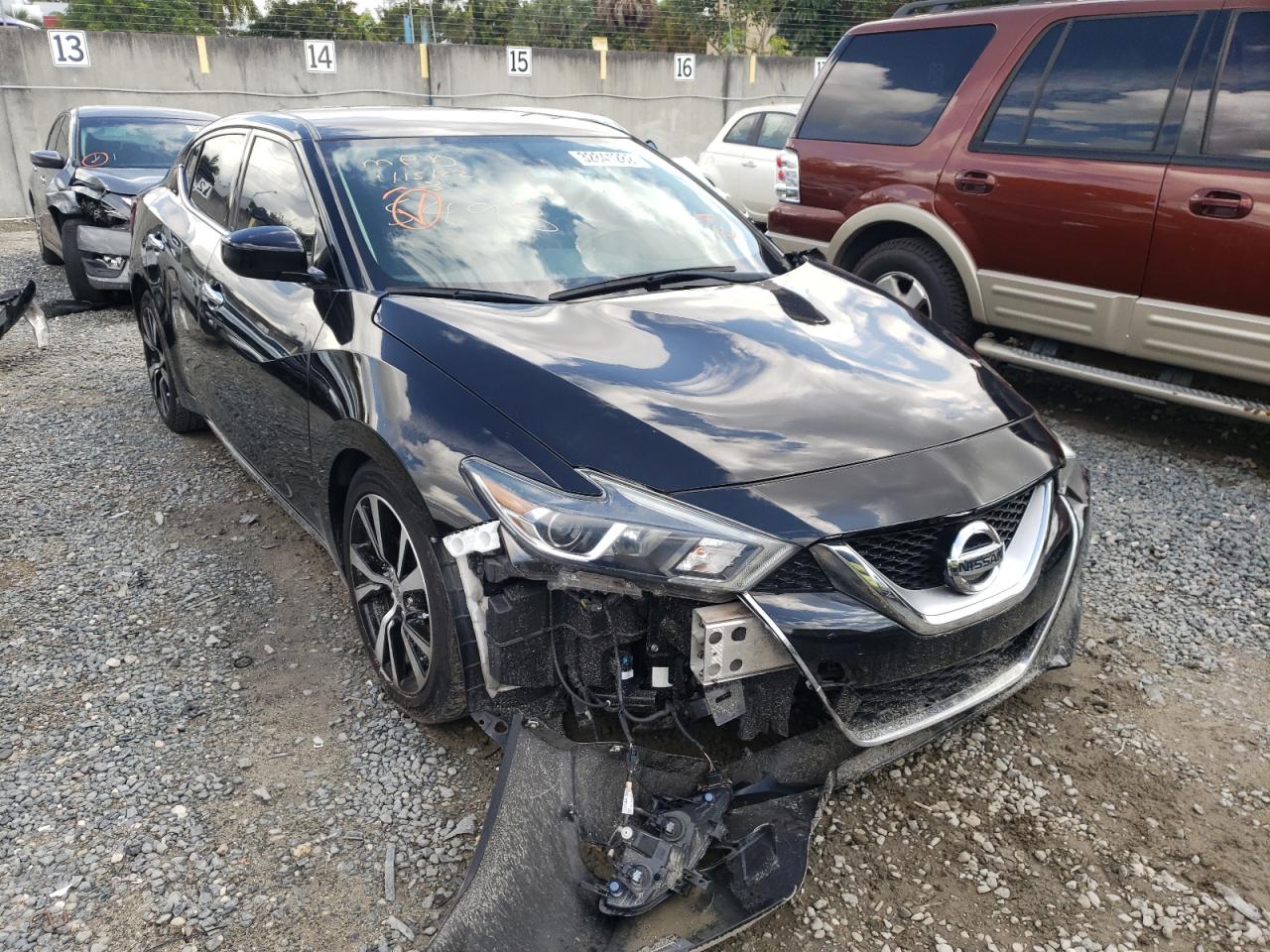 NISSAN MAXIMA 3.5 2017 with VIN 1N4AA6AP9HC455493 - Photo from auction