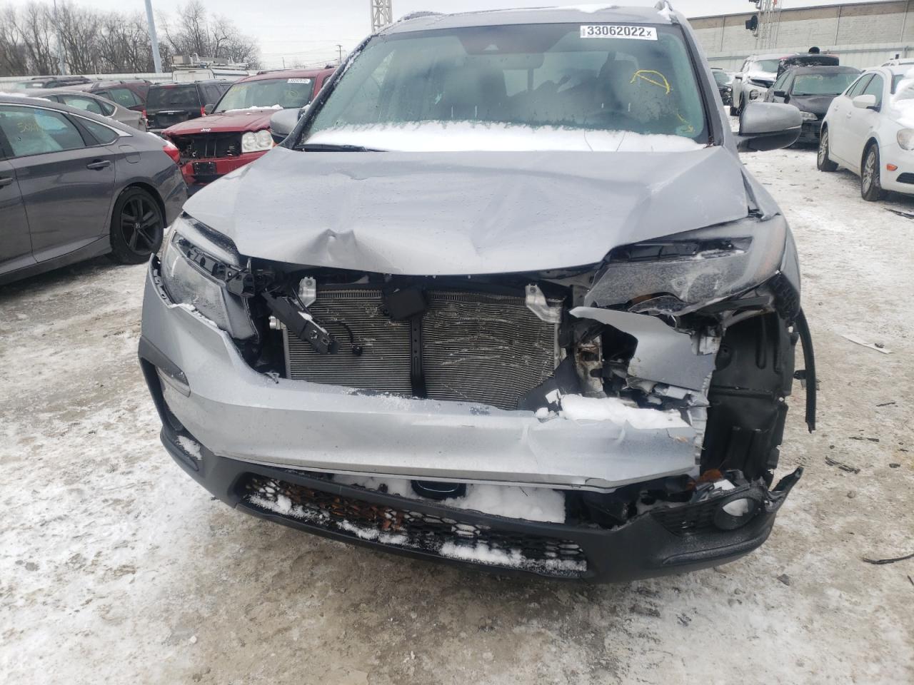 Photo 9 from auction – 2021 HONDA PILOT SE with VIN 5FNYF6H25MB080851
