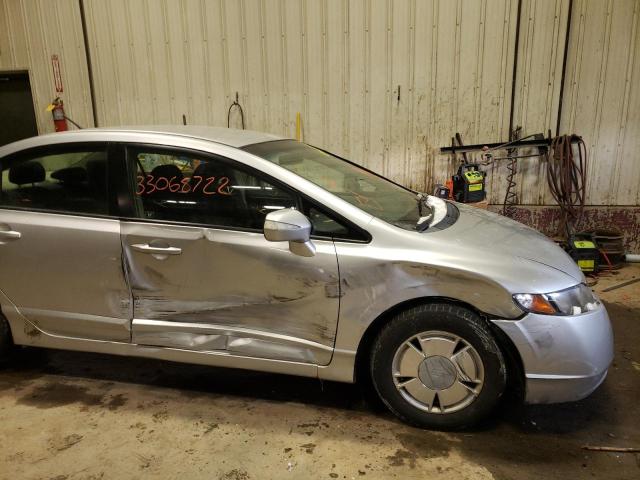 Photo 9 from auction – 2008 HONDA CIVIC HYBR with VIN JHMFA36278S010086