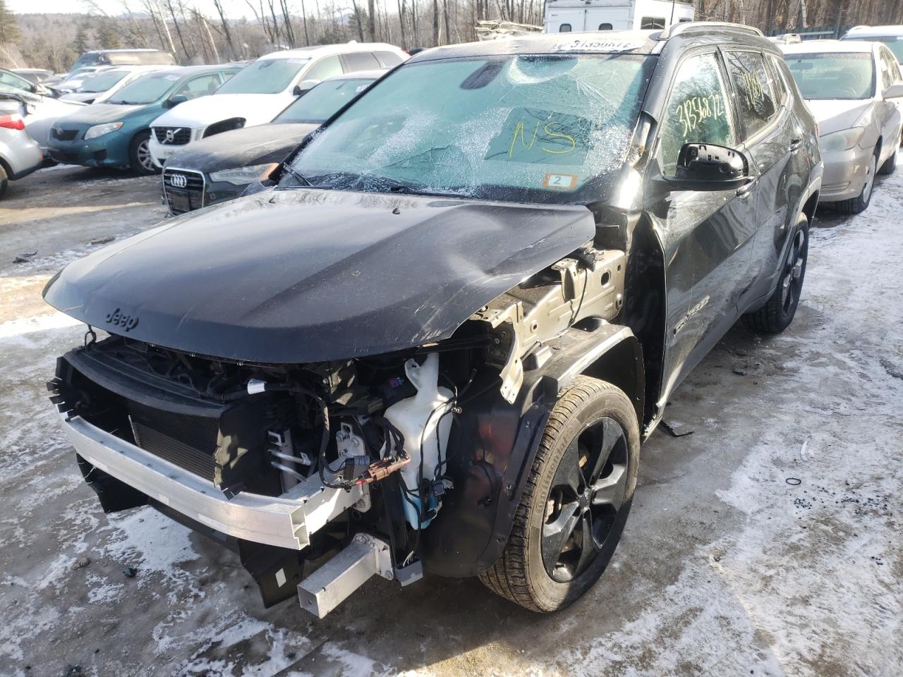 Photo 2 from auction – 2019 JEEP COMPASS LA with VIN 3C4NJDBB6KT697088