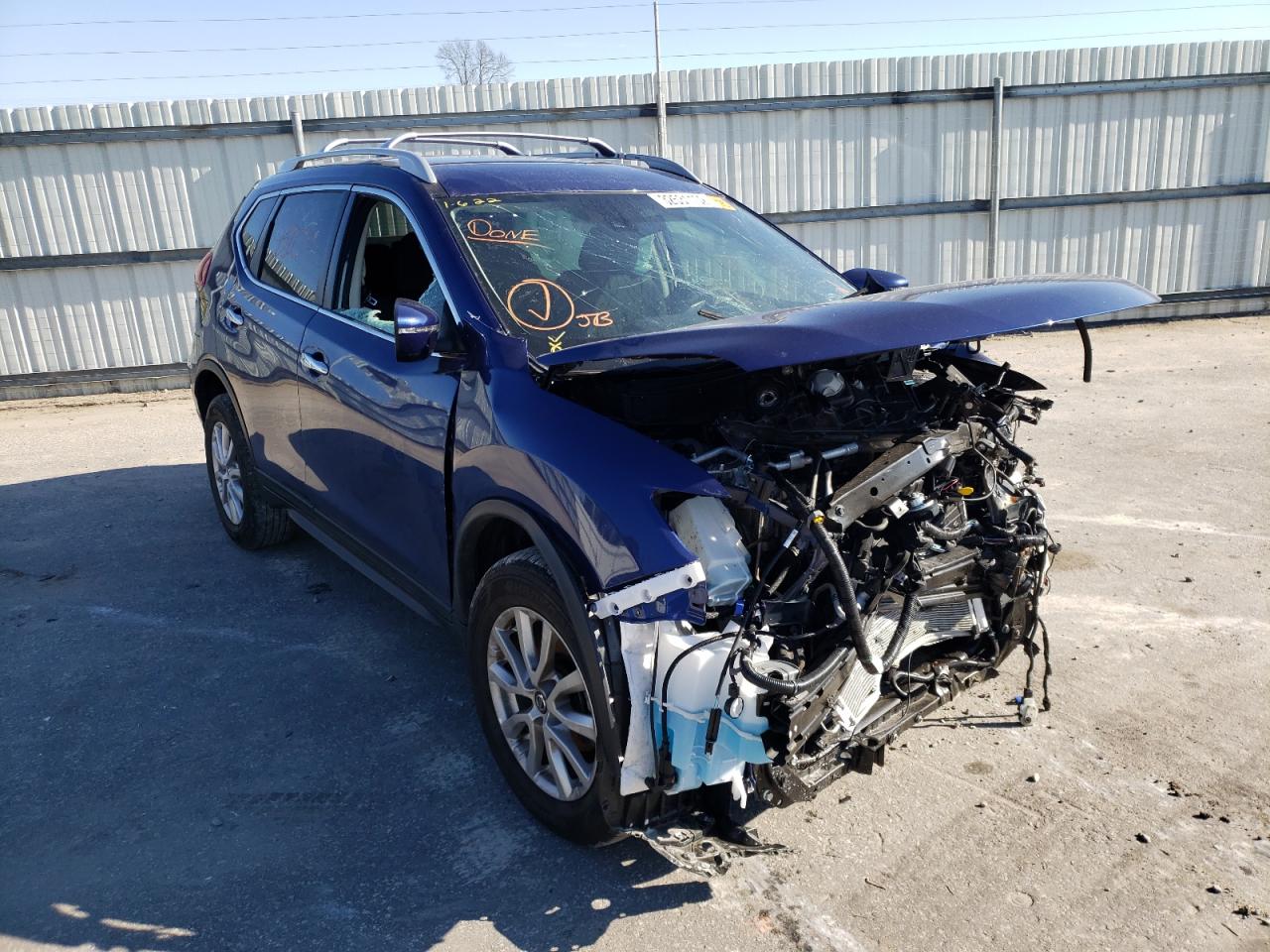 NISSAN ROGUE S 2020 with VIN 5N1AT2MT5LC751623 - Photo from auction