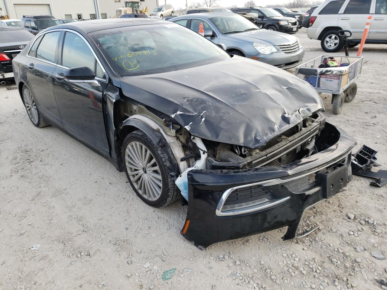 LINCOLN MKZ RESERV 2017 with VIN 3LN6L5E99HR609973 - Photo from auction