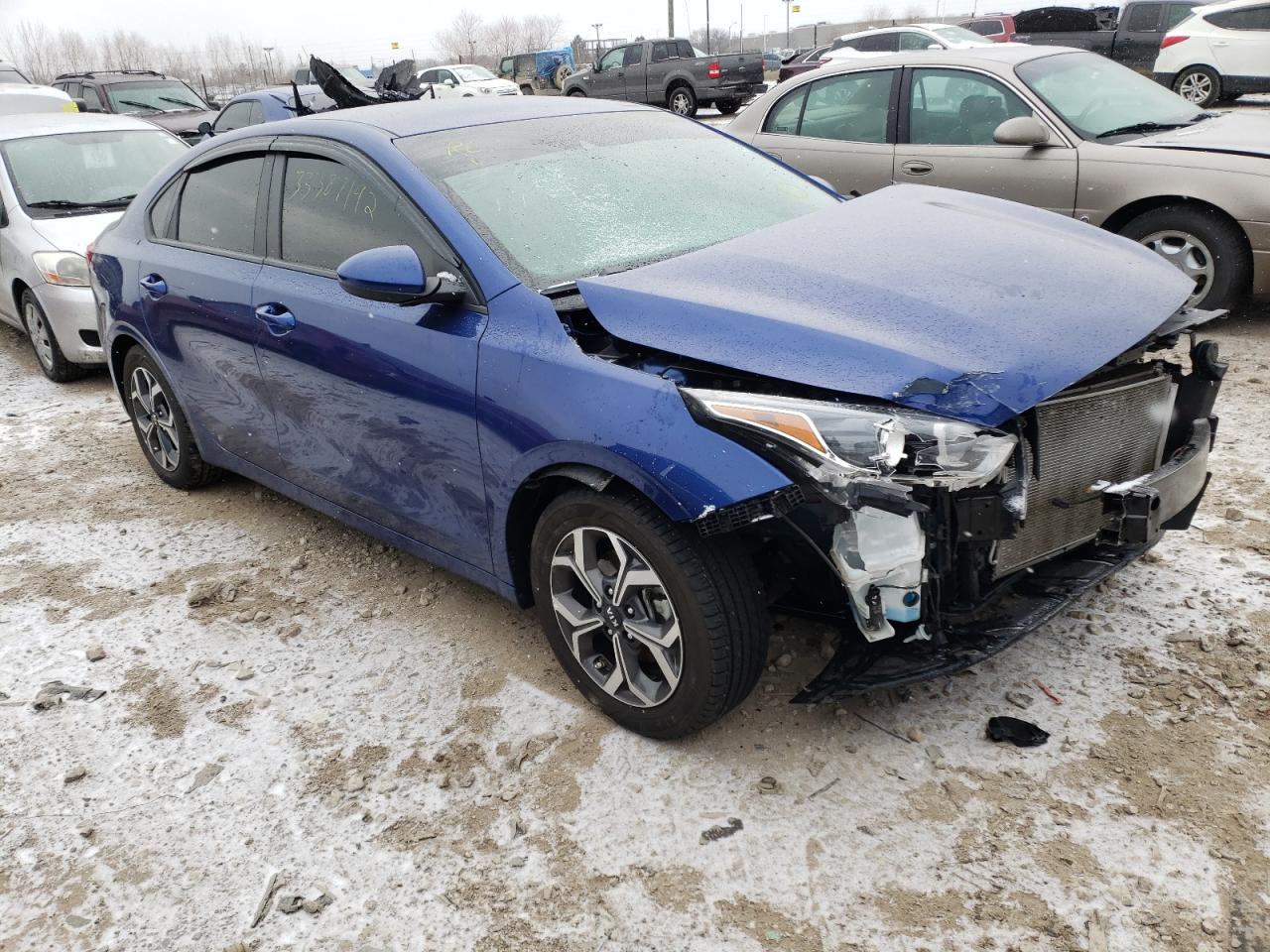 KIA FORTE FE 2019 with VIN 3KPF24AD3KE136016 - Photo from auction