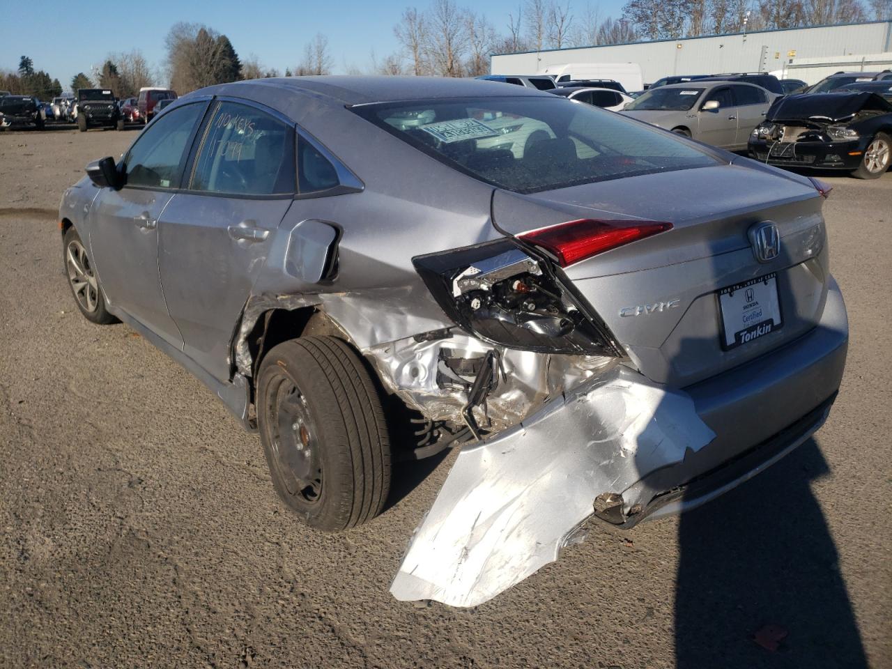 Photo 3 from auction – 2019 HONDA CIVIC LX with VIN 19XFC2F61KE205183