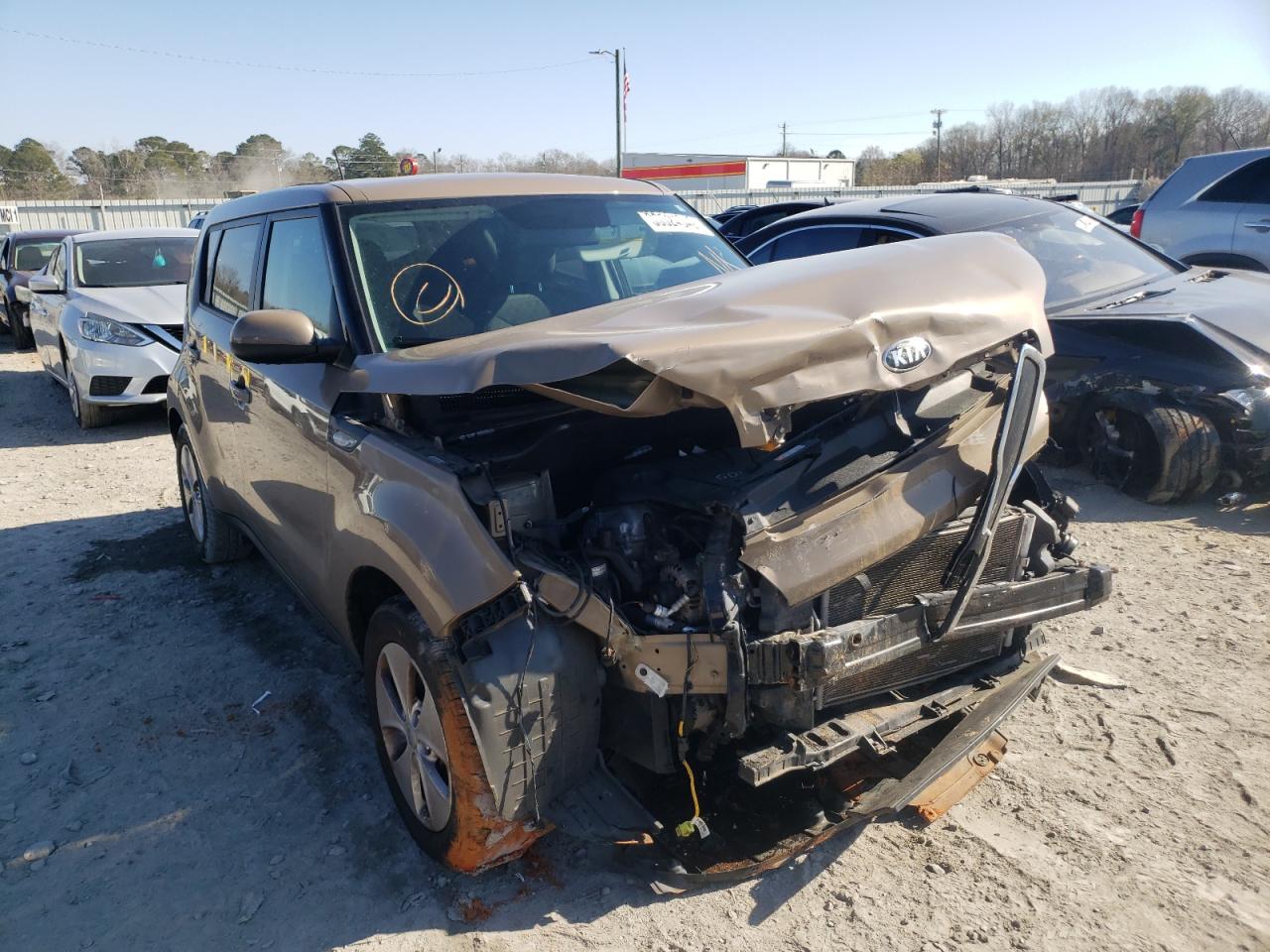 KIA SOUL 2014 with VIN KNDJN2A2XE7009580 - Photo from auction