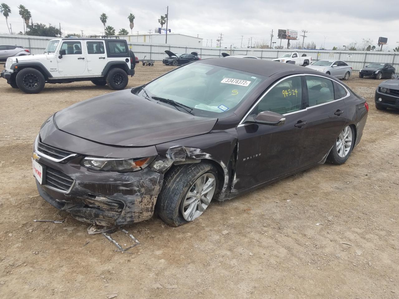 Photo 2 from auction – 2016 CHEVROLET MALIBU LT with VIN 1G1ZE5ST3GF282874