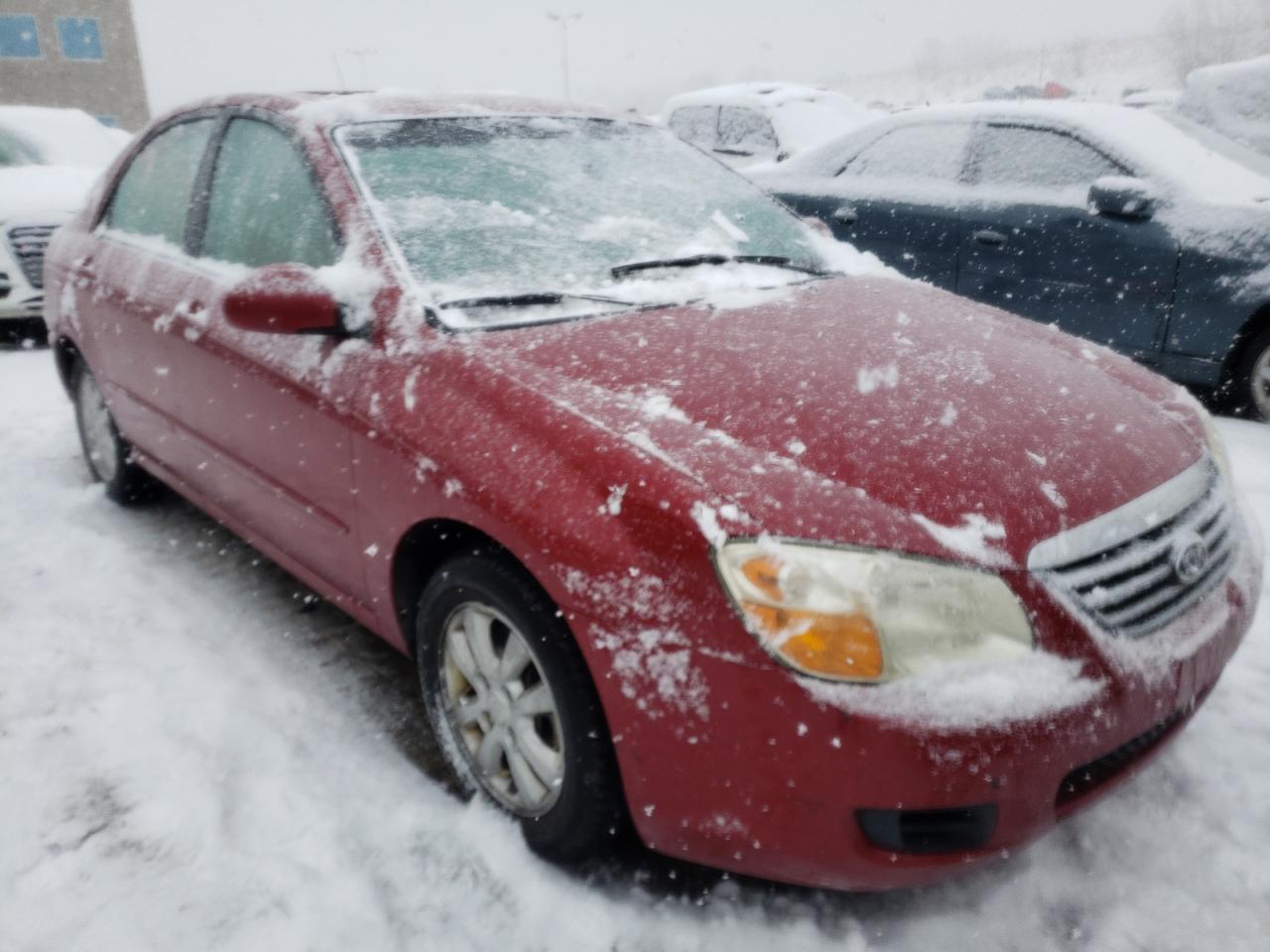 KIA SPECTRA EX 2009 with VIN KNAFE221595656351 - Photo from auction