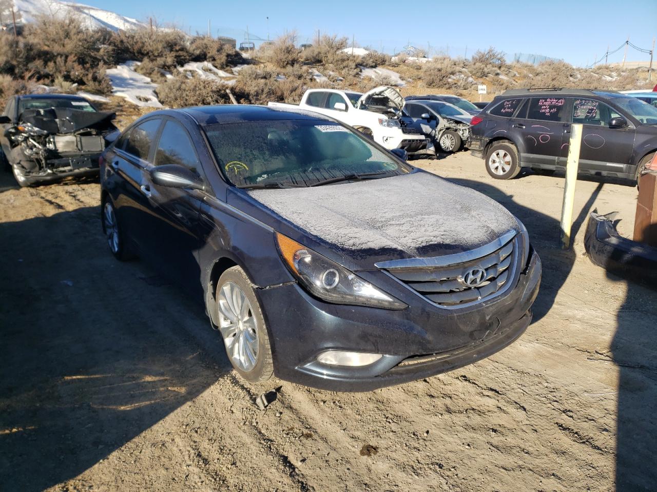HYUNDAI SONATA SE 2012 with VIN 5NPEC4AC4CH366273 - Photo from auction