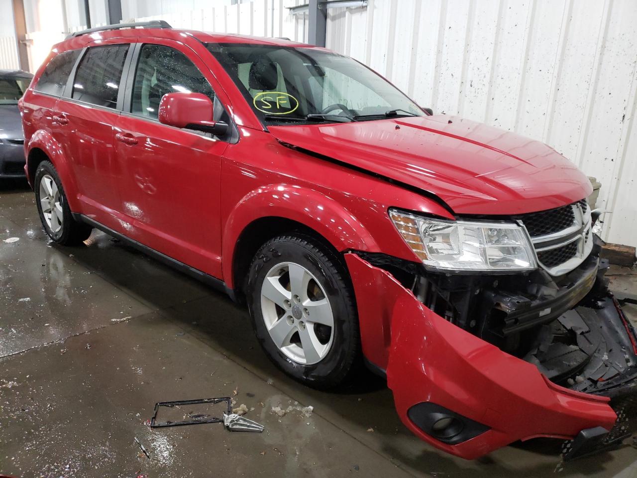 DODGE JOURNEY SX 2012 with VIN 3C4PDDBG7CT224488 - Photo from auction