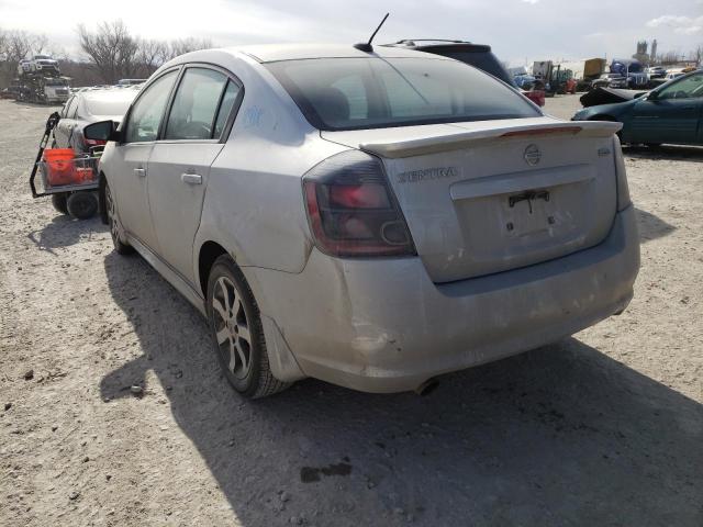 Photo 3 from auction – 2012 NISSAN SENTRA 2.0 with VIN 3N1AB6AP3CL657897