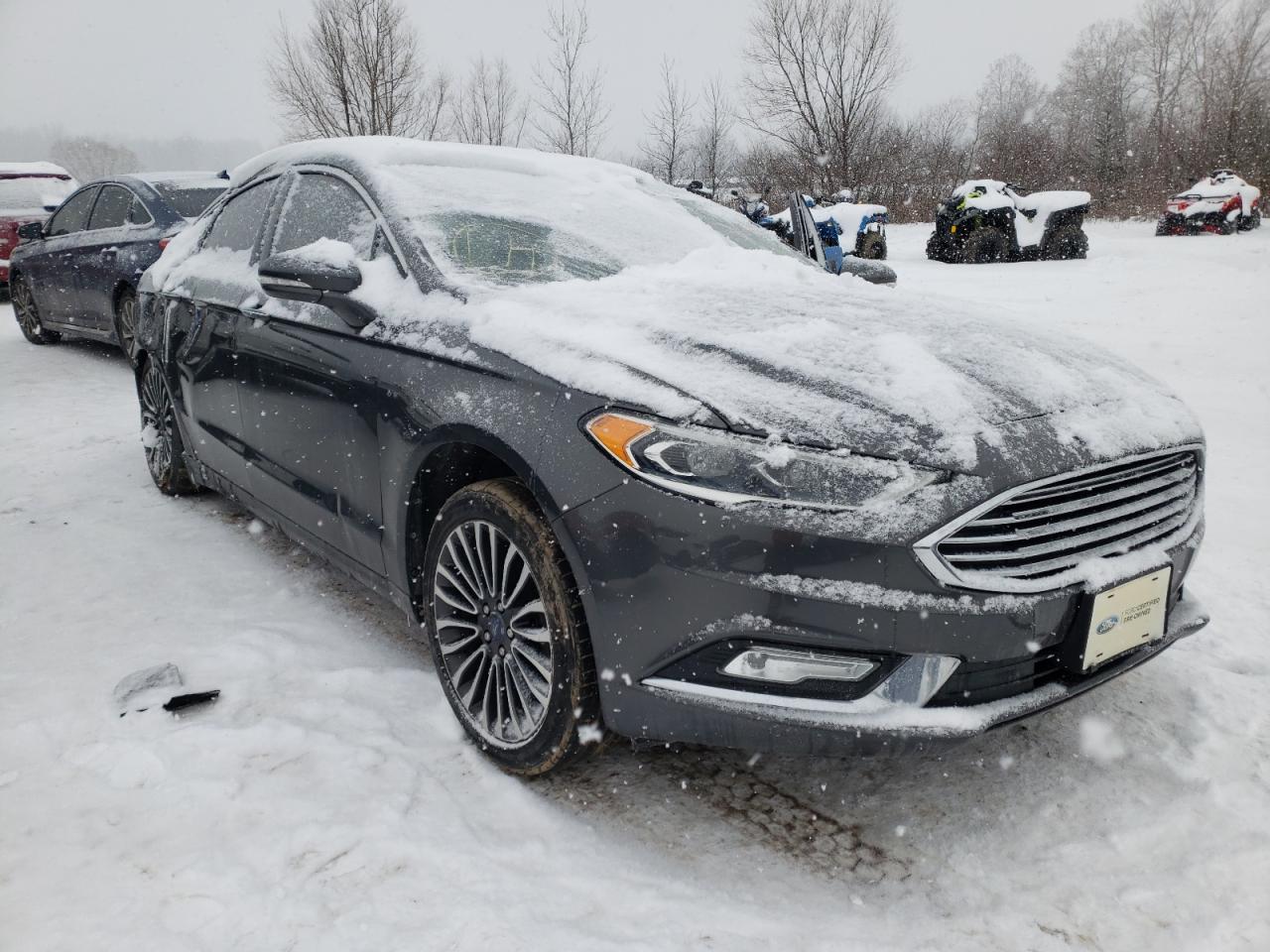 FORD FUSION SE 2017 with VIN 3FA6P0HD9HR155631 - Photo from auction