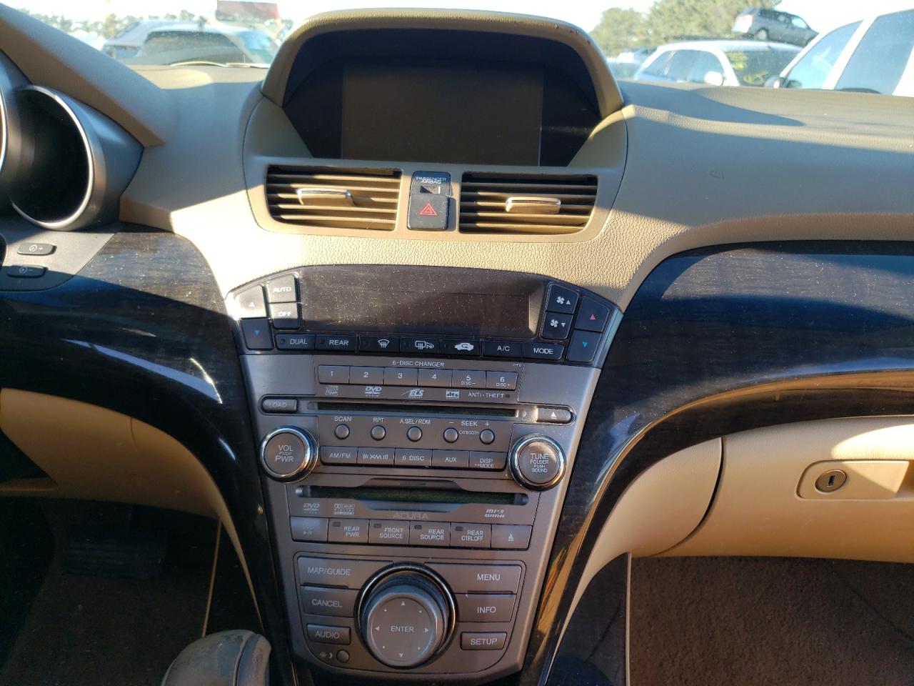 Photo 9 from auction – 2007 ACURA MDX TECHNO with VIN 2HNYD28477H531898