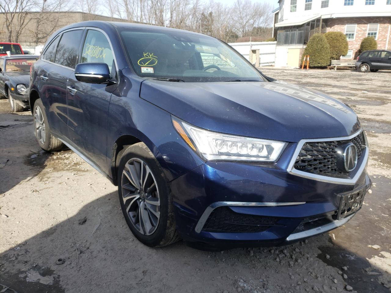 ACURA MDX TECHNO 2019 with VIN 5J8YD4H51KL019707 - Photo from auction