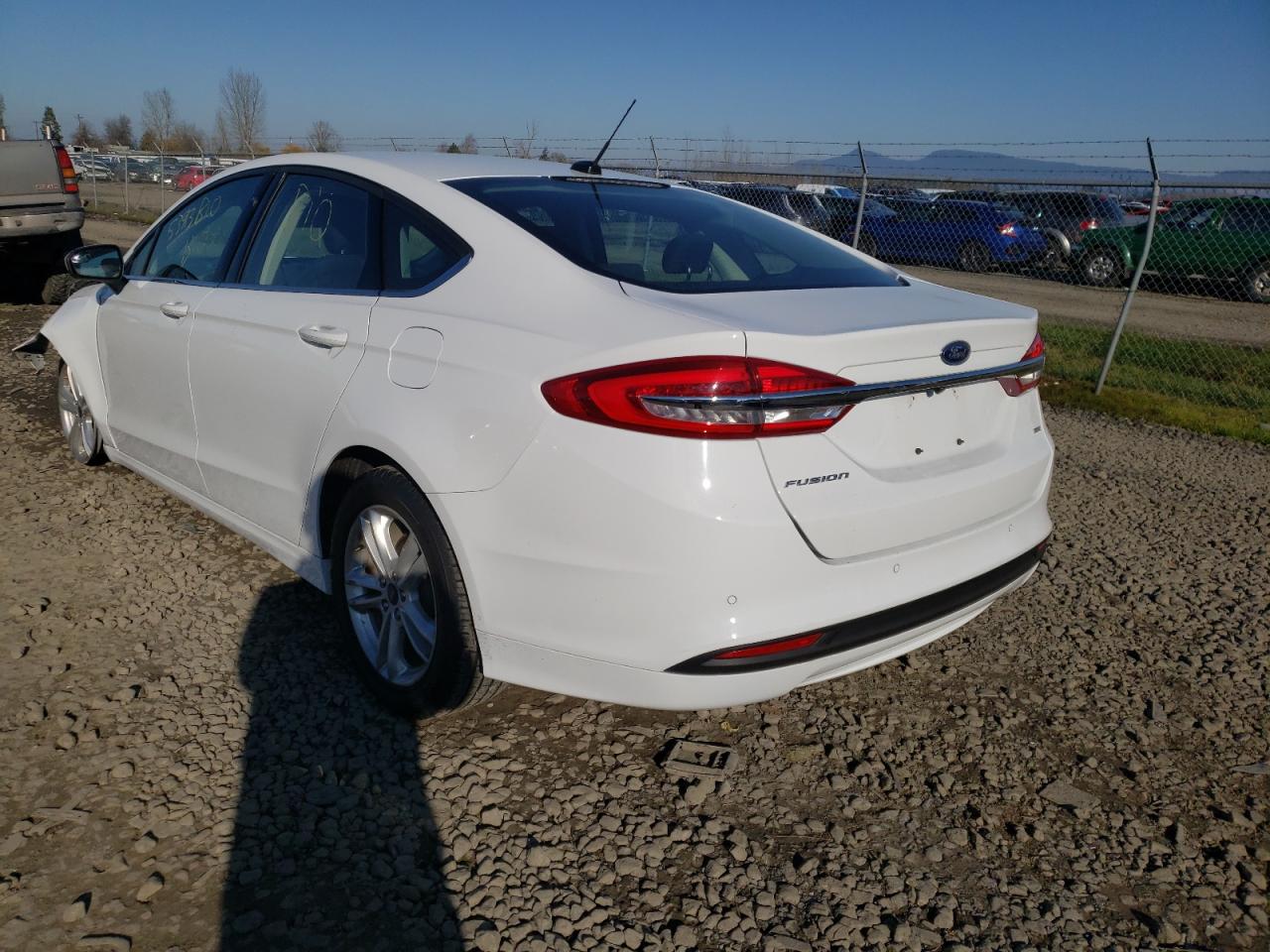 Photo 3 from auction – 2018 FORD FUSION SE with VIN 3FA6P0H70JR123733