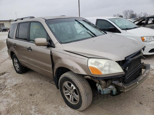 HONDA PILOT EXL 2003 with VIN 2HKYF18583H577020 - Photo from auction