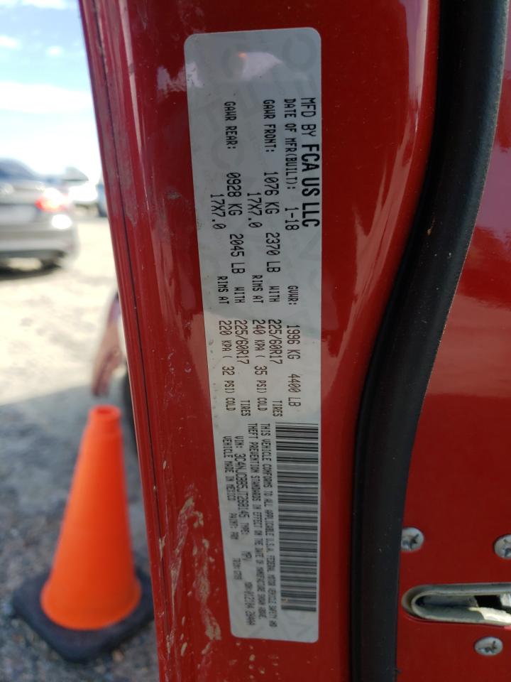 Photo 10 from auction – 2018 JEEP COMPASS LA with VIN 3C4NJCBB5JT268145