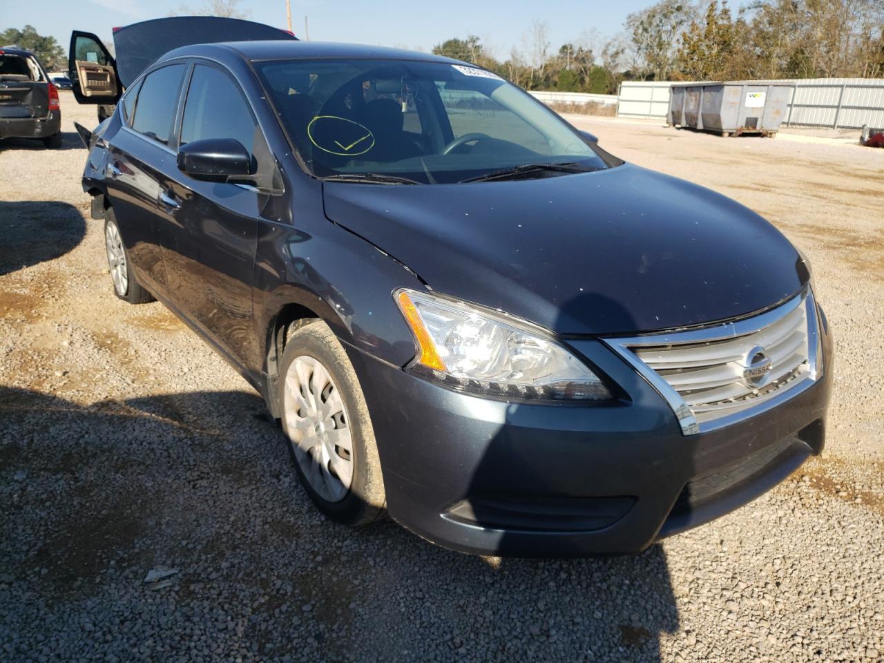 NISSAN SENTRA S 2013 with VIN 3N1AB7AP7DL709586 - Photo from auction