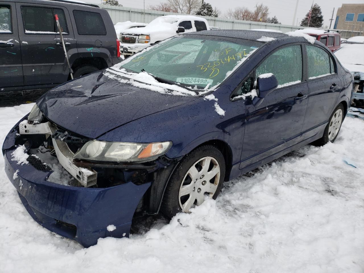 Photo 2 from auction – 2010 HONDA CIVIC LX with VIN 2HGFA1F55AH529698