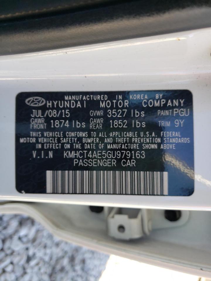 Photo 10 from auction – 2016 HYUNDAI ACCENT SE with VIN KMHCT4AE5GU979163