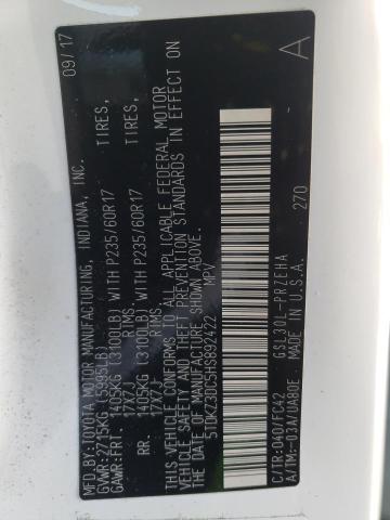 Photo 10 from auction – 2017 TOYOTA SIENNA LE with VIN 5TDKZ3DC5HS892422