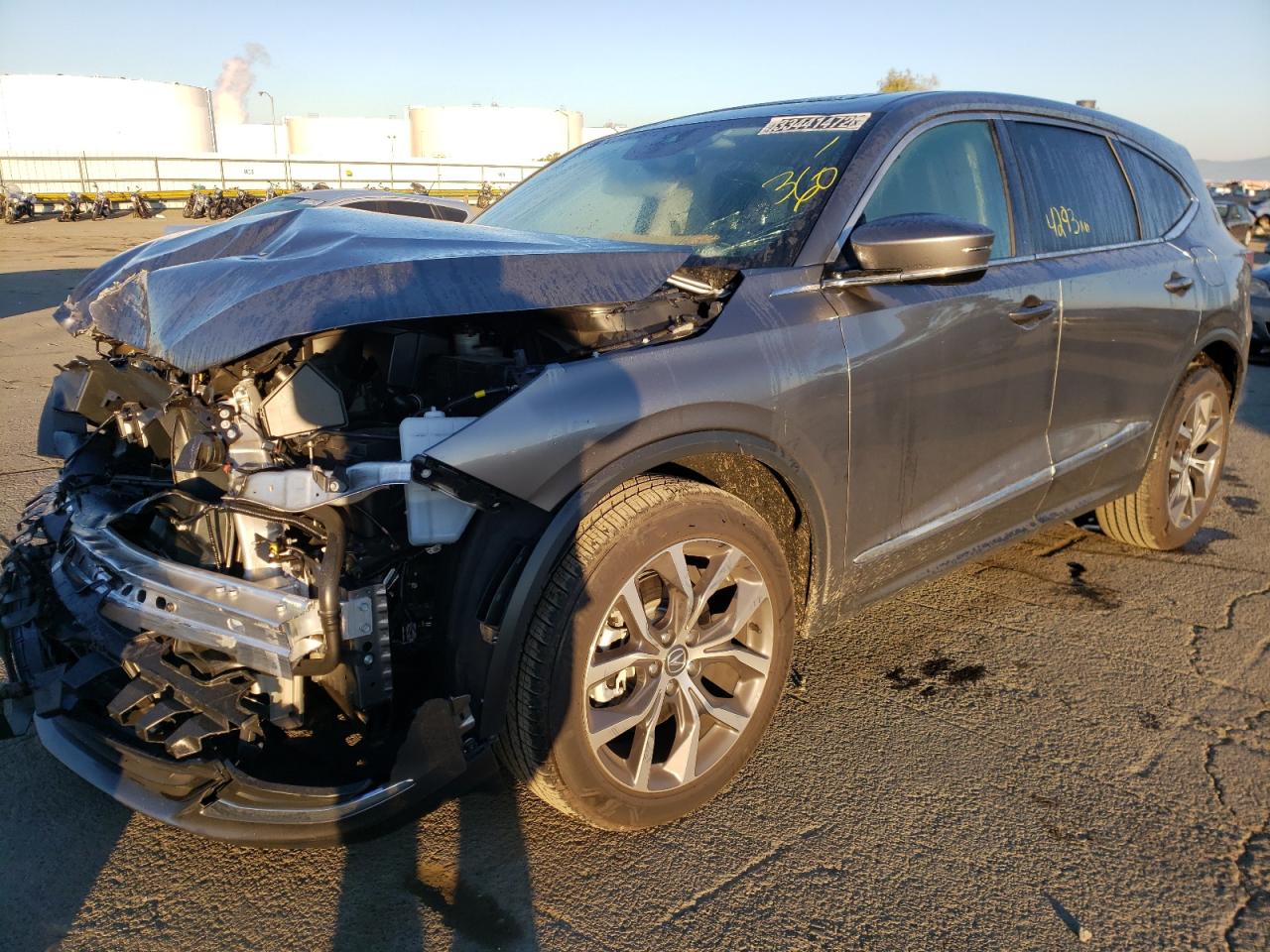 Photo 2 from auction – 2022 ACURA MDX TECHNO with VIN 5J8YE1H49NL024306