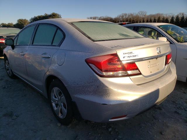Photo 3 from auction – 2013 HONDA CIVIC LX with VIN 2HGFB2F58DH595413