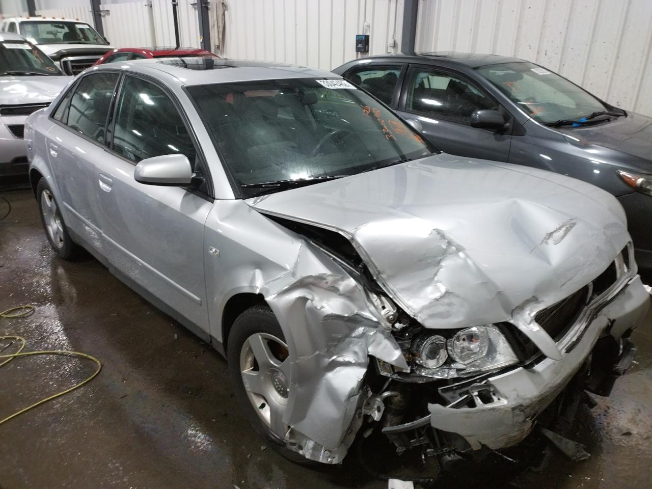 AUDI A4 1.8T QU 2003 with VIN WAULC68E53A299228 - Photo from auction