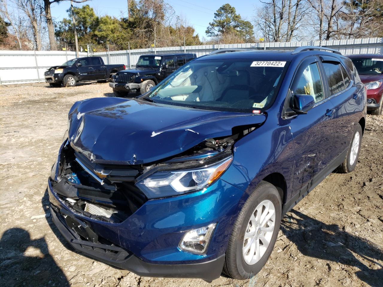 Photo 2 from auction – 2021 CHEVROLET EQUINOX LT with VIN 3GNAXKEVXML345052