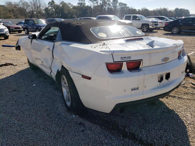 Photo 3 from auction – 2012 CHEVROLET CAMARO LT with VIN 2G1FB3D31C9114313