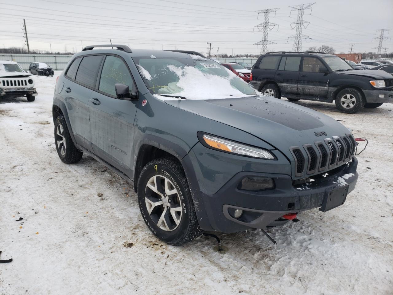 JEEP CHEROKEE T 2015 with VIN 1C4PJMBS0FW717585 - Photo from auction