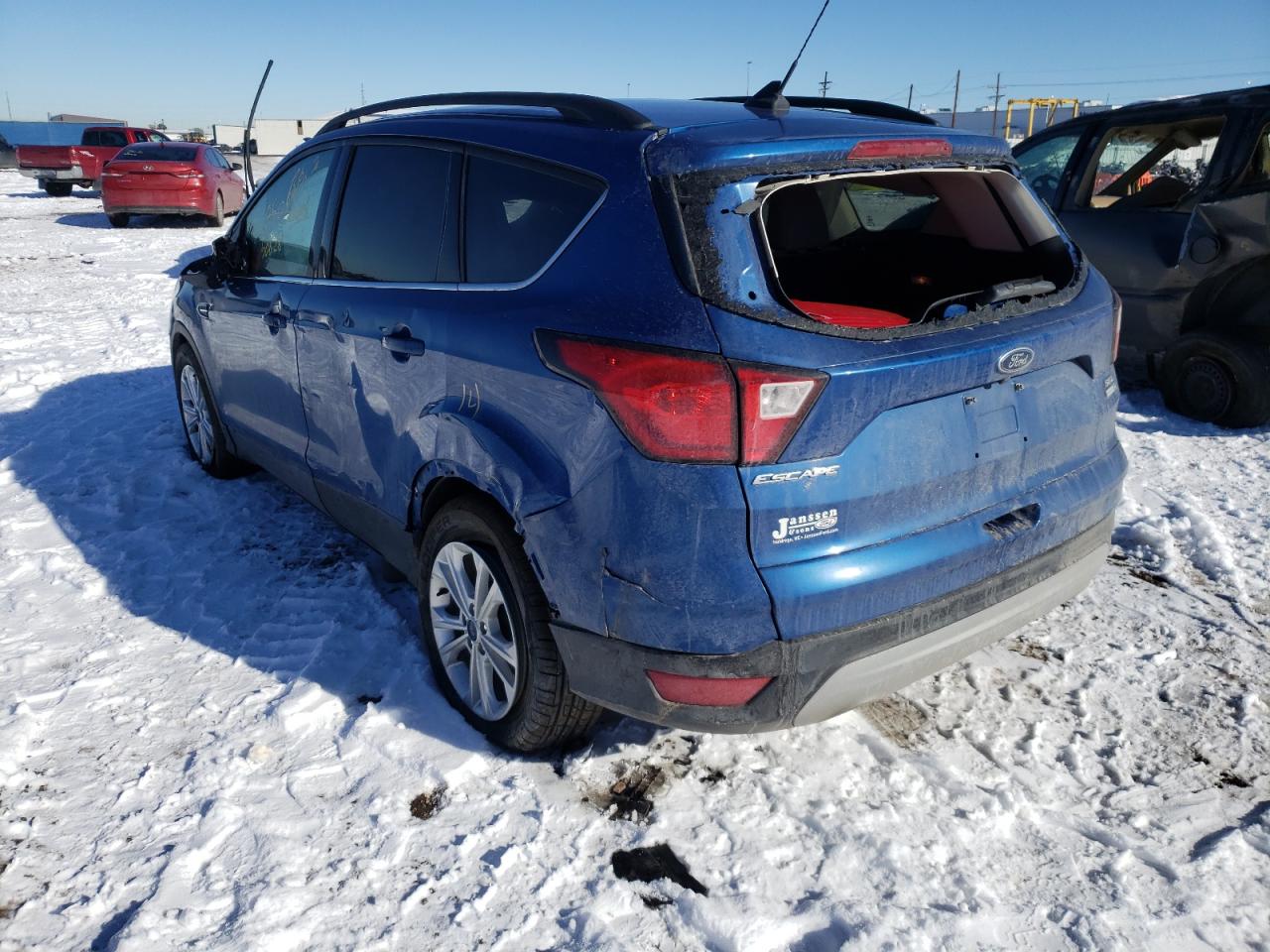 Photo 3 from auction – 2019 FORD ESCAPE SEL with VIN 1FMCU9HD7KUB83742