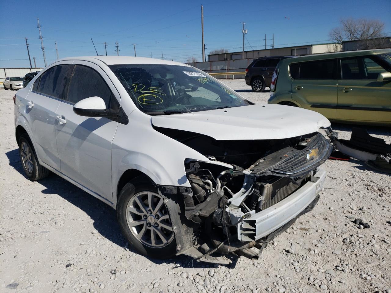 CHEVROLET SONIC LT 2019 with VIN 1G1JD5SB9K4108481 - Photo from auction