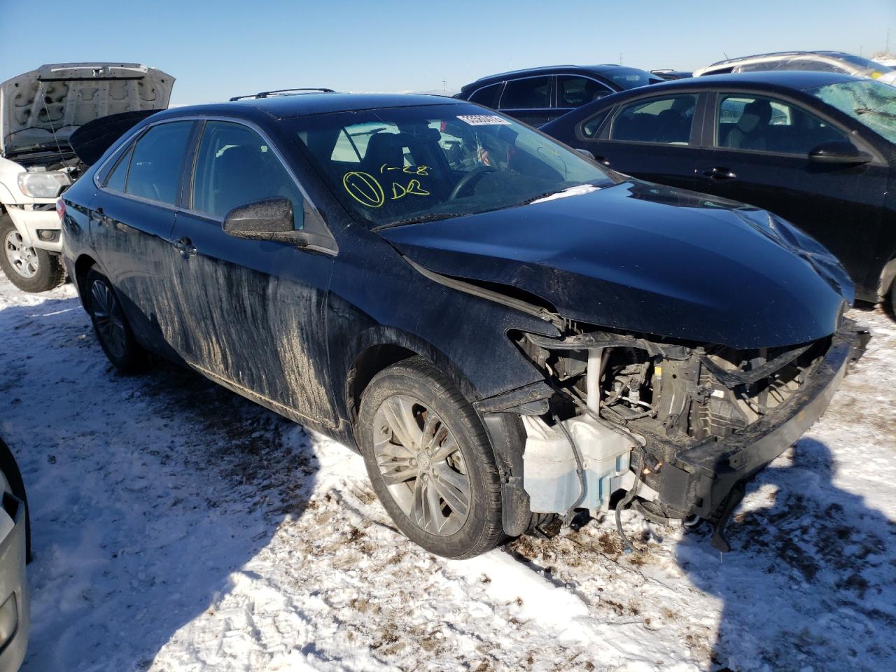 TOYOTA CAMRY LE 2017 with VIN 4T1BF1FK9HU722136 - Photo from auction
