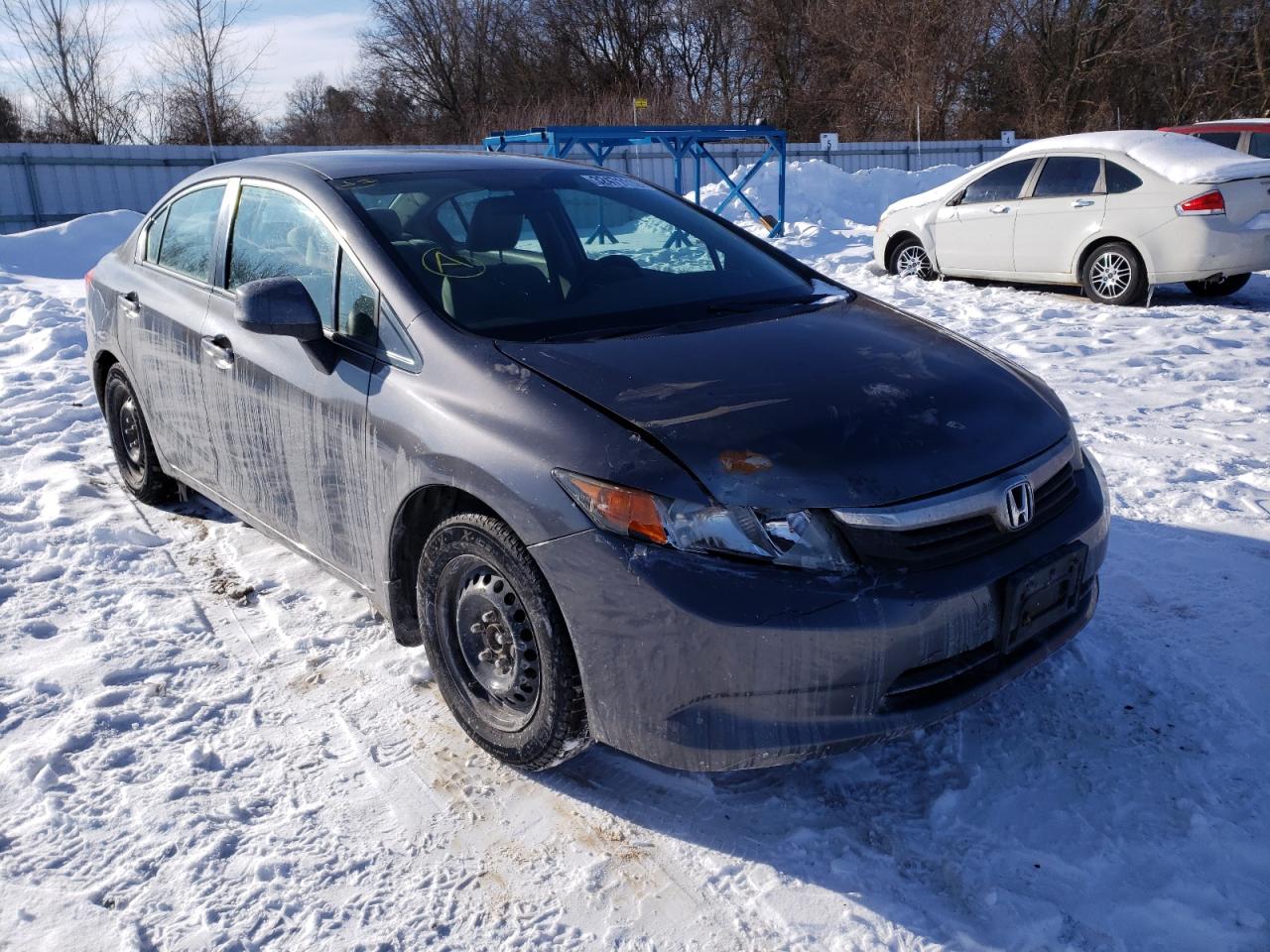 HONDA CIVIC LX 2012 with VIN 2HGFB2F48CH114436 - Photo from auction