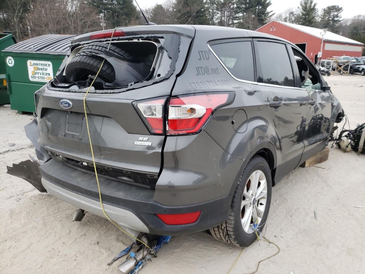 Photo 4 from auction – 2017 FORD ESCAPE SE with VIN 1FMCU0GD8HUC81703