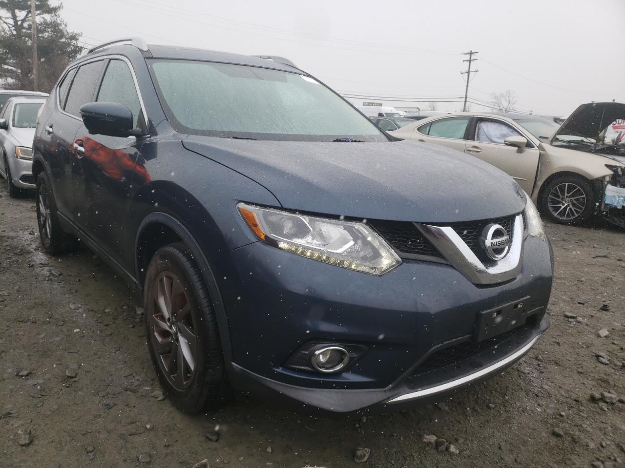 NISSAN ROGUE S 2016 with VIN 5N1AT2MV4GC757744 - Photo from auction