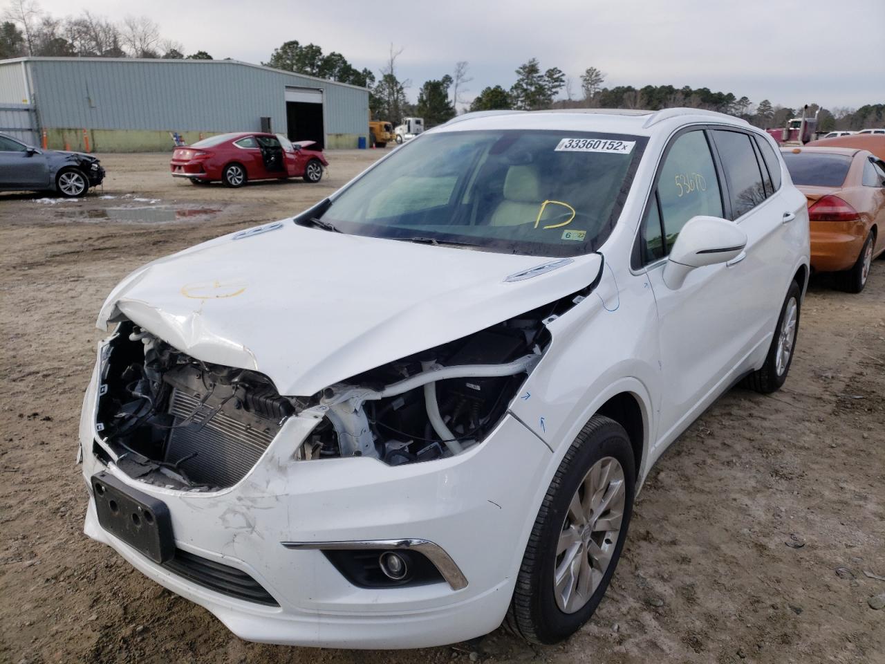 Photo 2 from auction – 2017 BUICK ENVISION E with VIN LRBFXDSA3HD042314