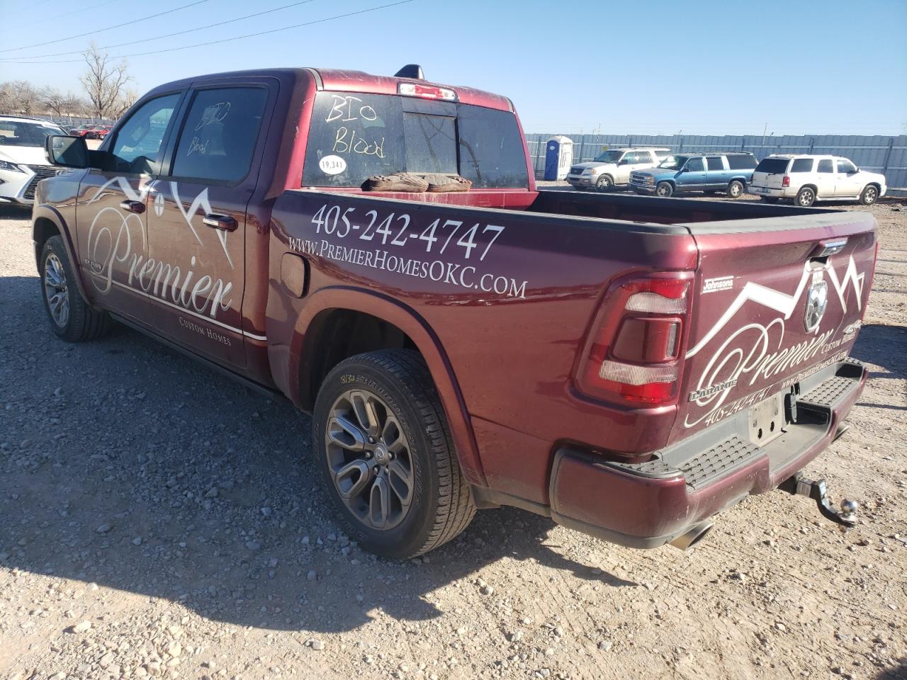 Photo 3 from auction – 2021 RAM 1500 LARAM with VIN 1C6SRFJTXMN635883