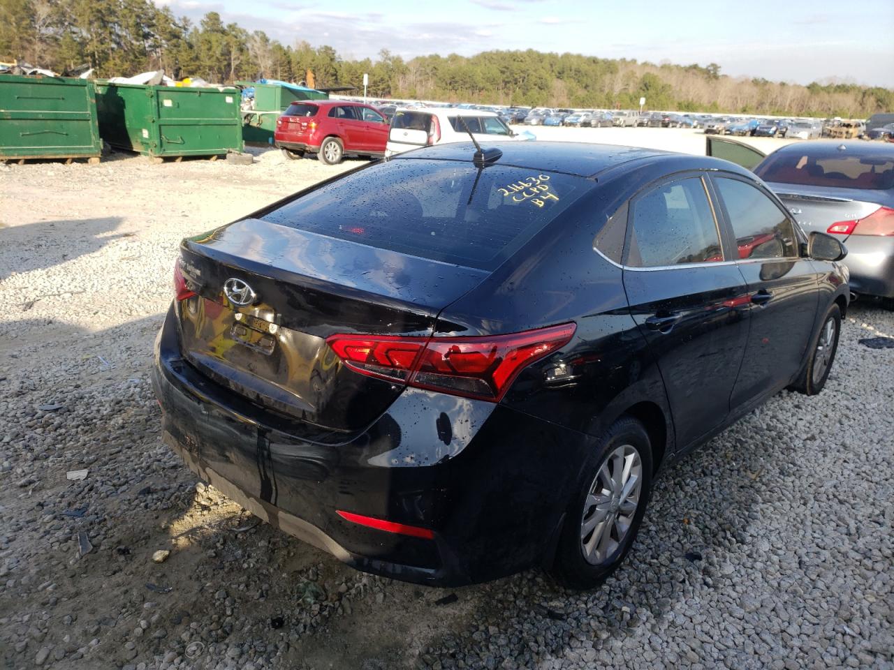 Photo 4 from auction – 2021 HYUNDAI ACCENT SE with VIN 3KPC24A64ME135092