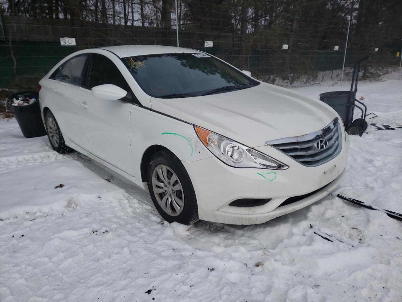 HYUNDAI SONATA GLS 2012 with VIN 5NPEB4AC7CH484417 - Photo from auction