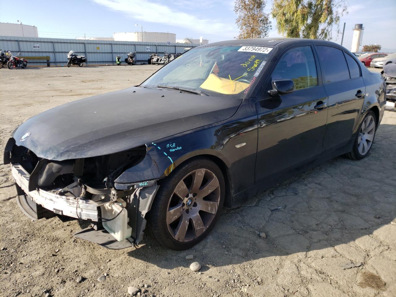 Photo 2 from auction – 2007 BMW 530 I with VIN WBANE73577CM56803