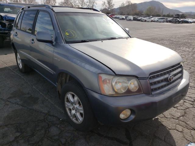 TOYOTA HIGHLANDER 2001 with VIN JTEGF21A210025396 - Photo from auction