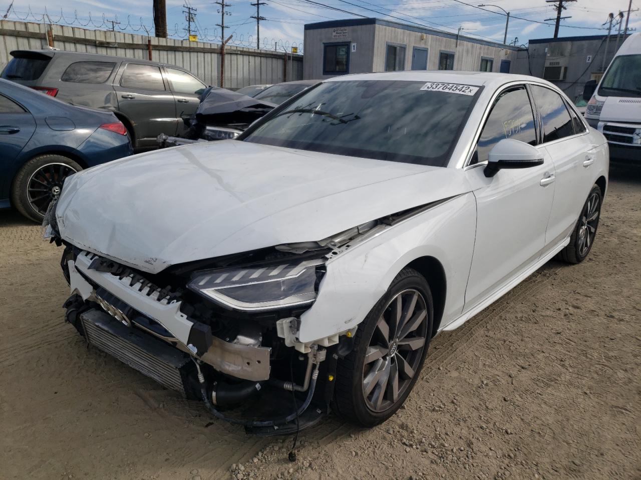 Photo 2 from auction – 2020 AUDI A4 PREMIUM with VIN WAUHMAF46LA047679