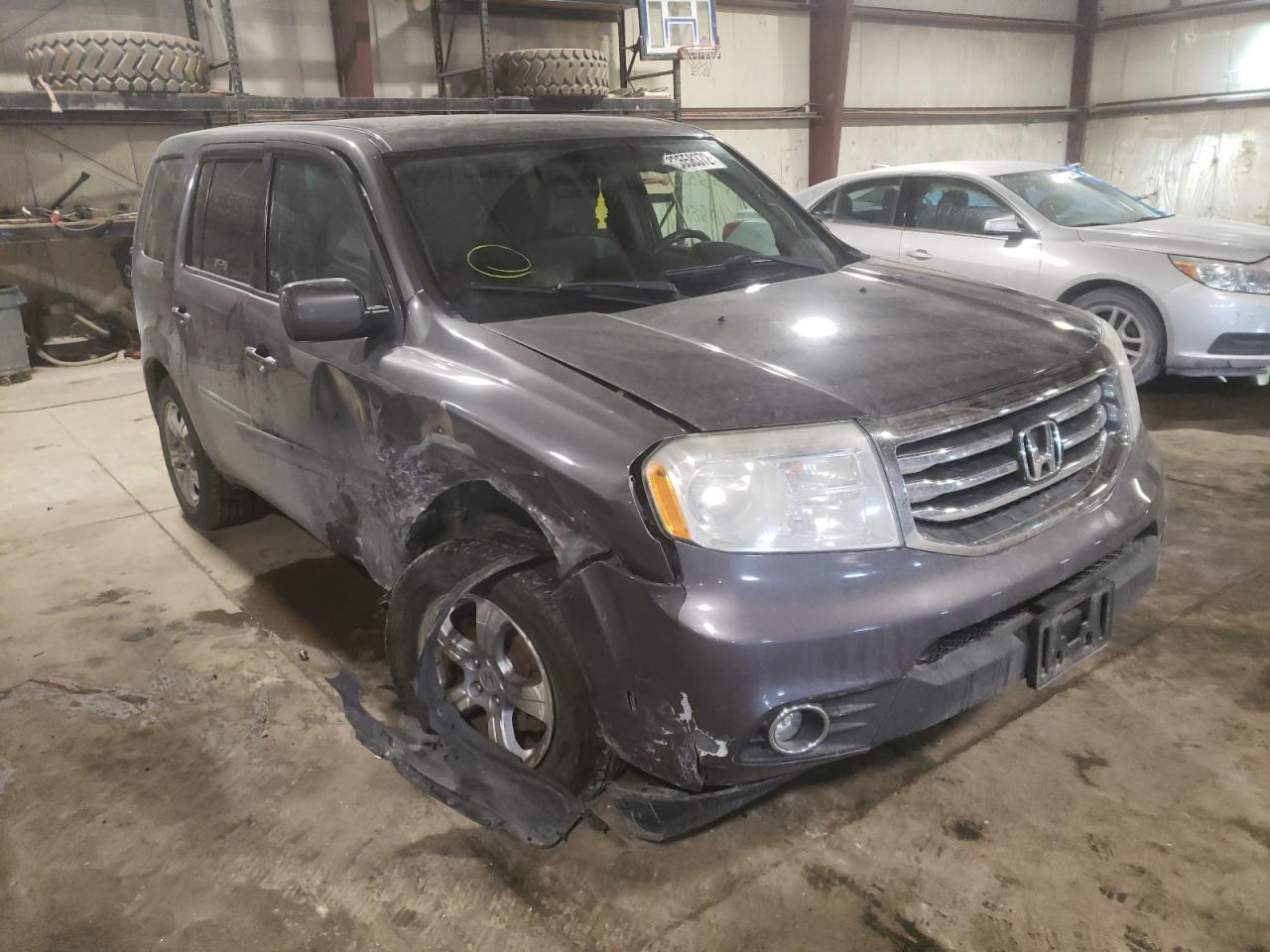 HONDA PILOT EX 2014 with VIN 5FNYF4H43EB014516 - Photo from auction