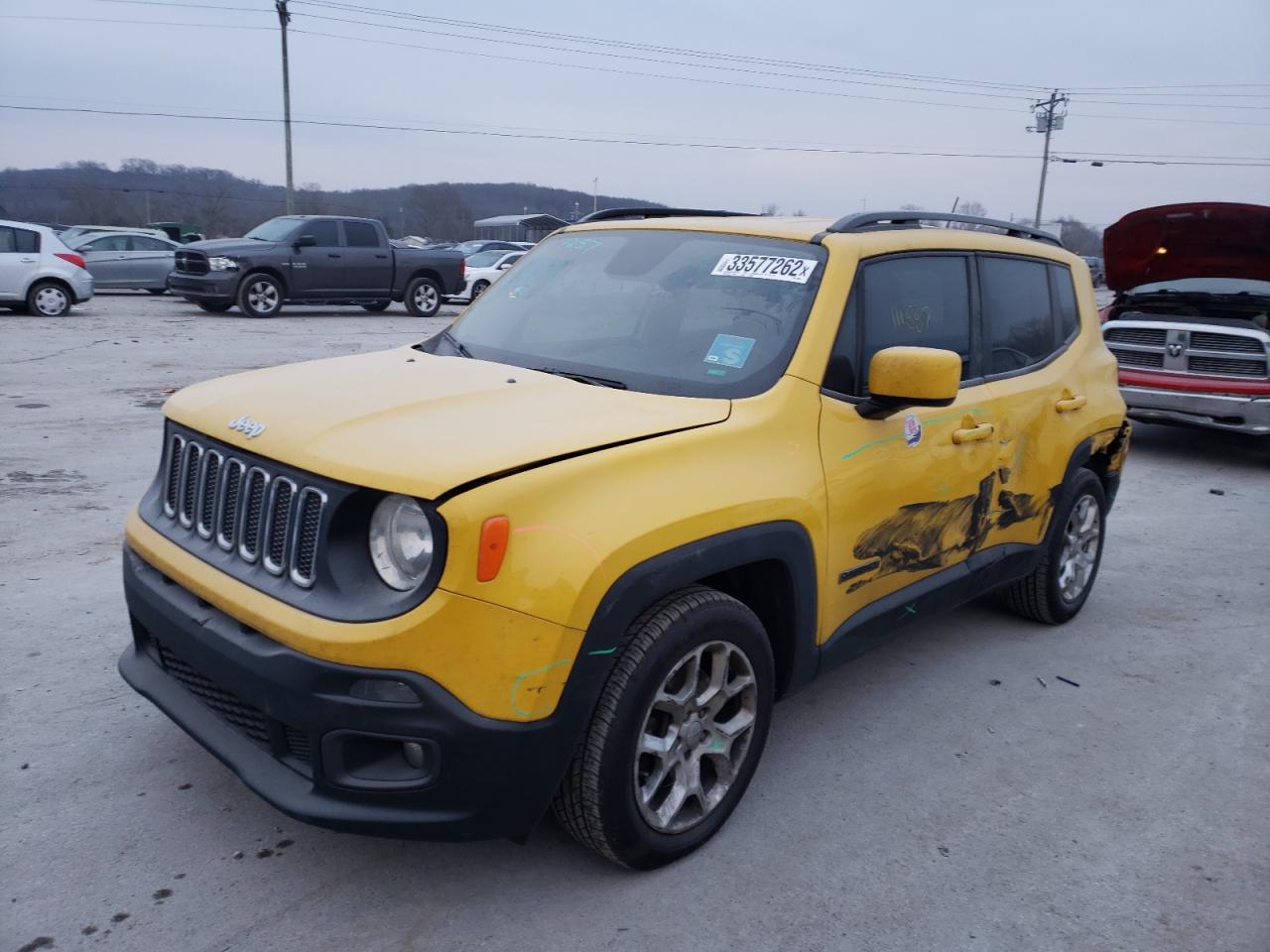 Photo 2 from auction – 2017 JEEP RENEGADE L with VIN ZACCJABB1HPF89564