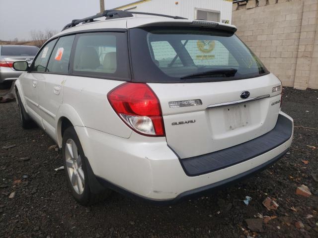 Photo 3 from auction – 2008 SUBARU OUTBACK 2. with VIN 4S4BP62C987335092