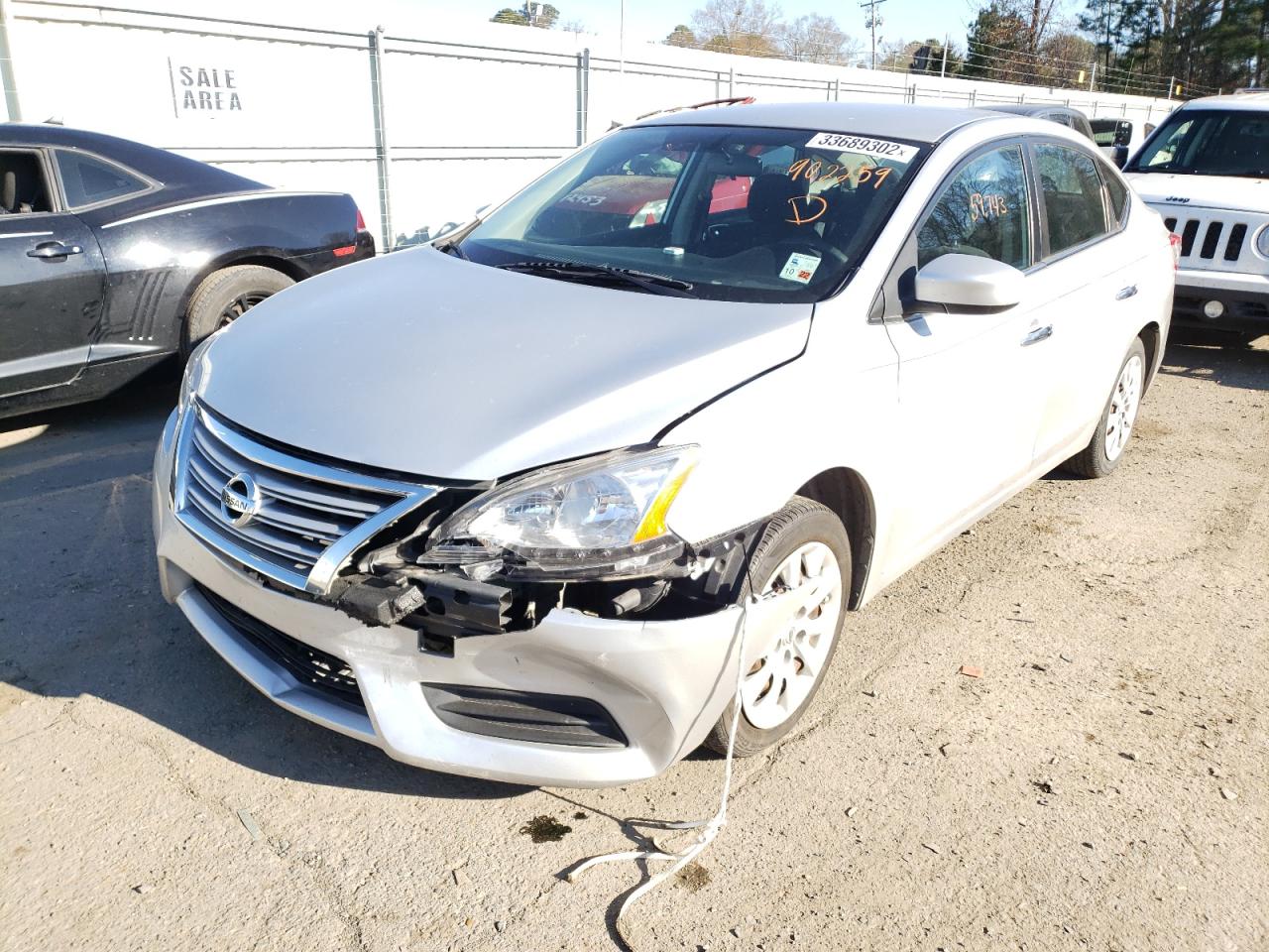 Photo 2 from auction – 2013 NISSAN SENTRA S with VIN 1N4AB7AP0DN902259