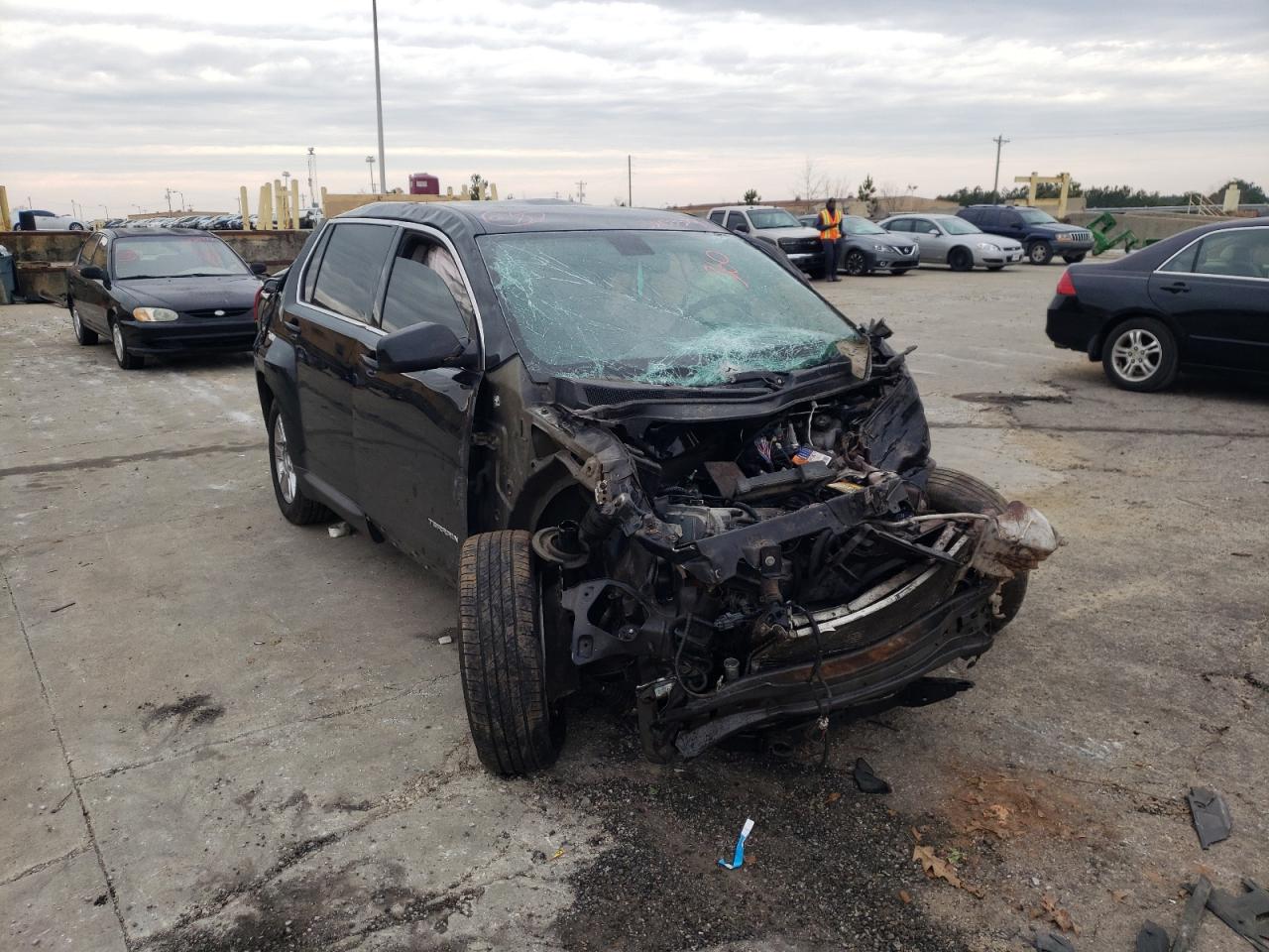 GMC TERRAIN SL 2011 with VIN 2CTALMEC4B6242505 - Photo from auction