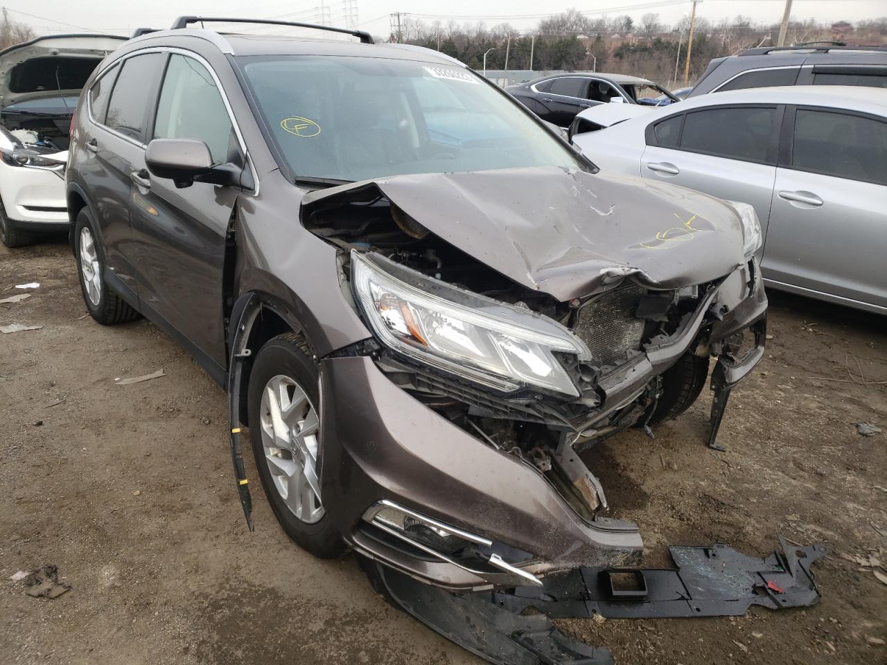 Photo 1 from auction – 2016 HONDA CR-V EXL with VIN 2HKRM4H73GH707661